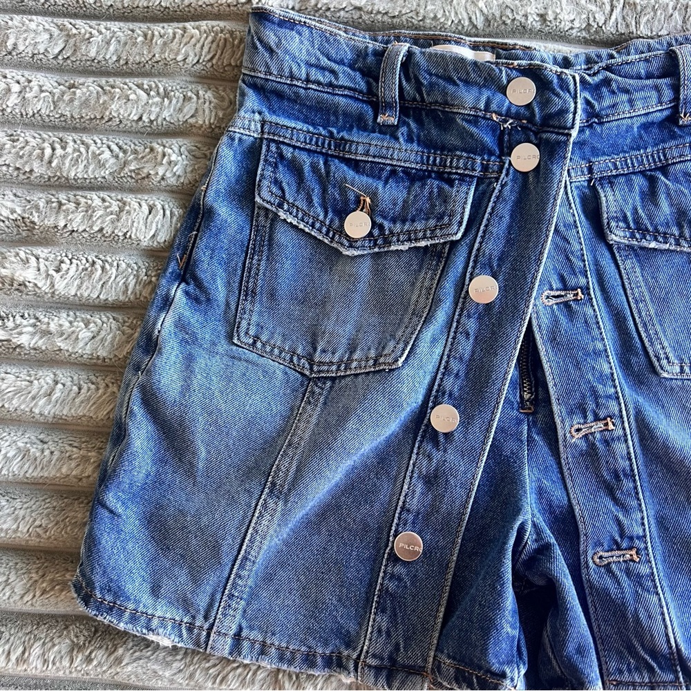 Anthropologie Pilcro Country Denim Skort-  Size 28- NWT - Picture 3 of 10